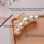 Pearl Hair Claw Clips