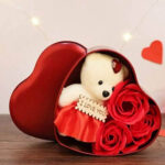 Heart Shape Gift Box with Teddy (3)